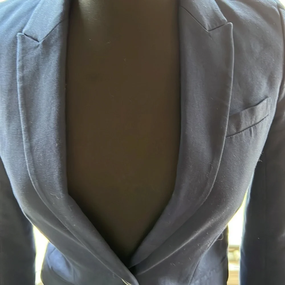 J. By J. Crew Navy Blue Ladies‎ Blazer